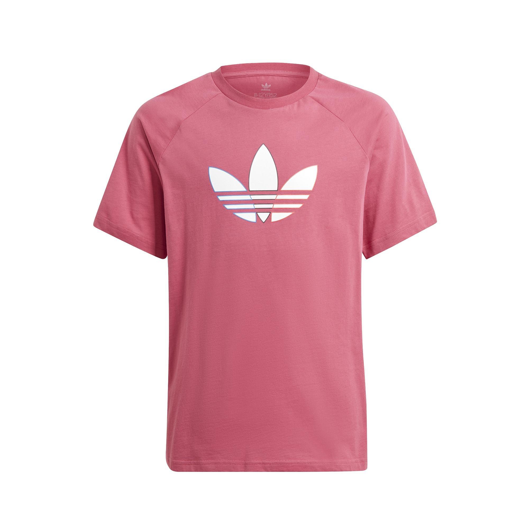 Unisex Kids Adicolor Graphic T-Shirt, Pink, , large image number 0