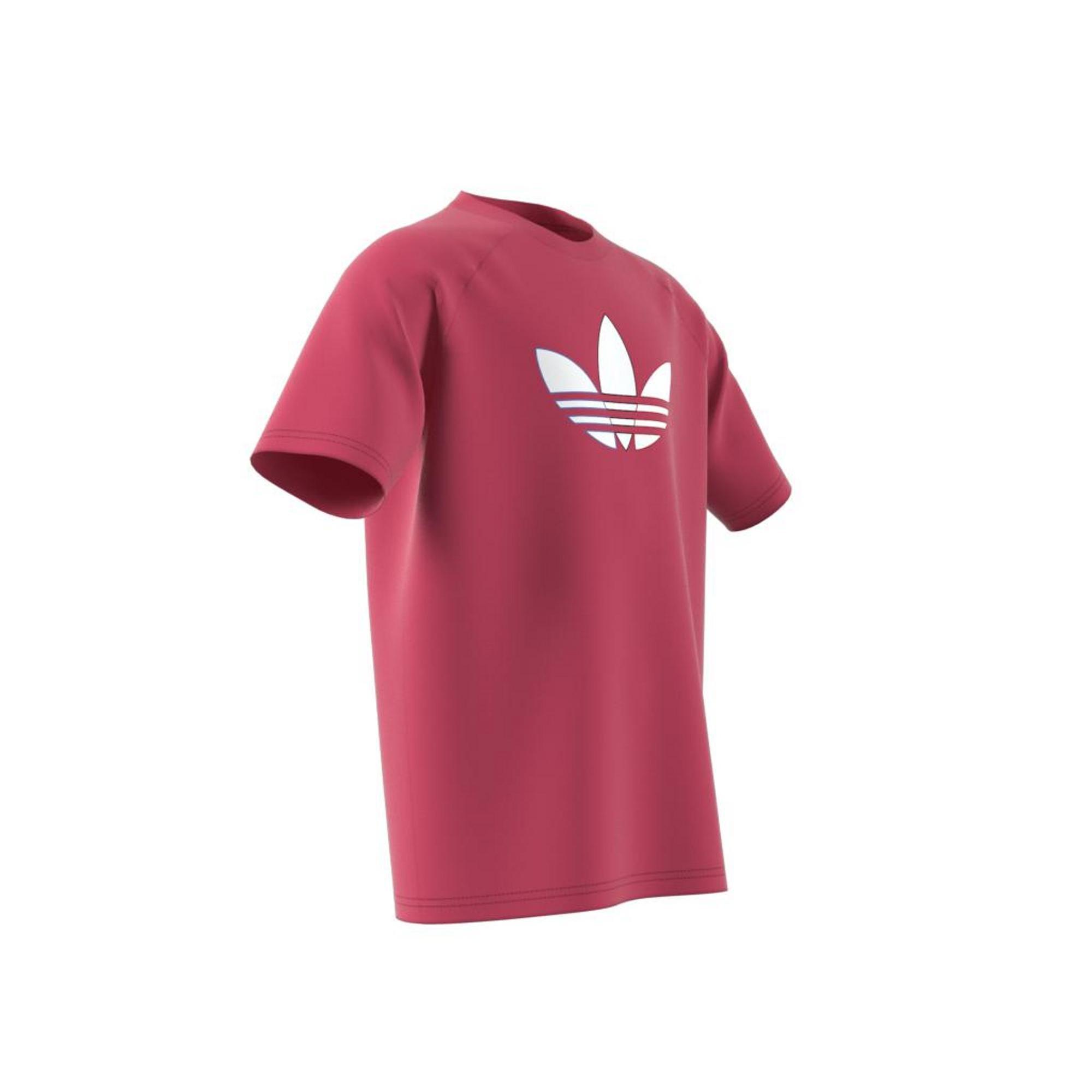 Unisex Kids Adicolor Graphic T-Shirt, Pink, , large image number 8