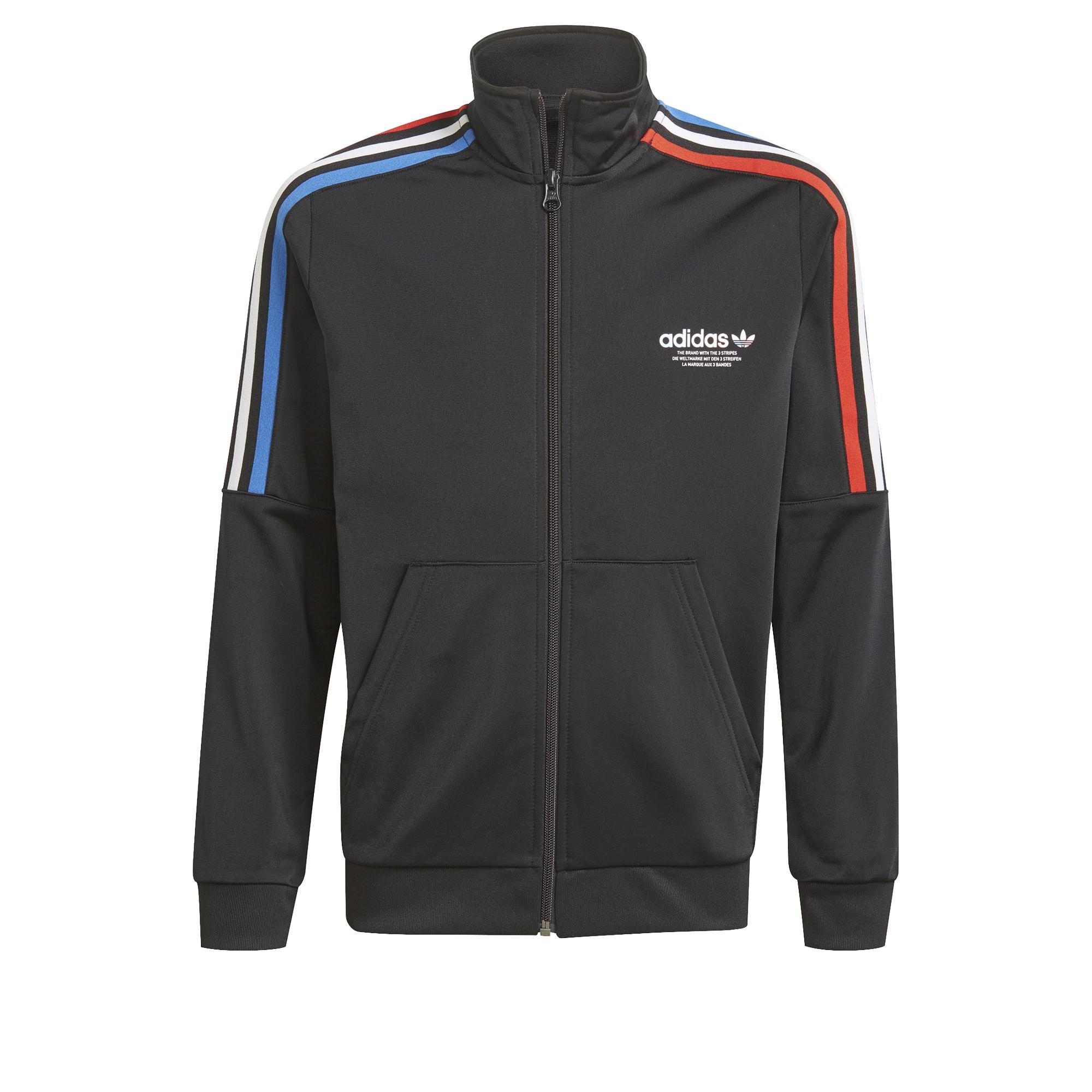 Unisex Kids Adicolor Track Top, Black, , large image number 0