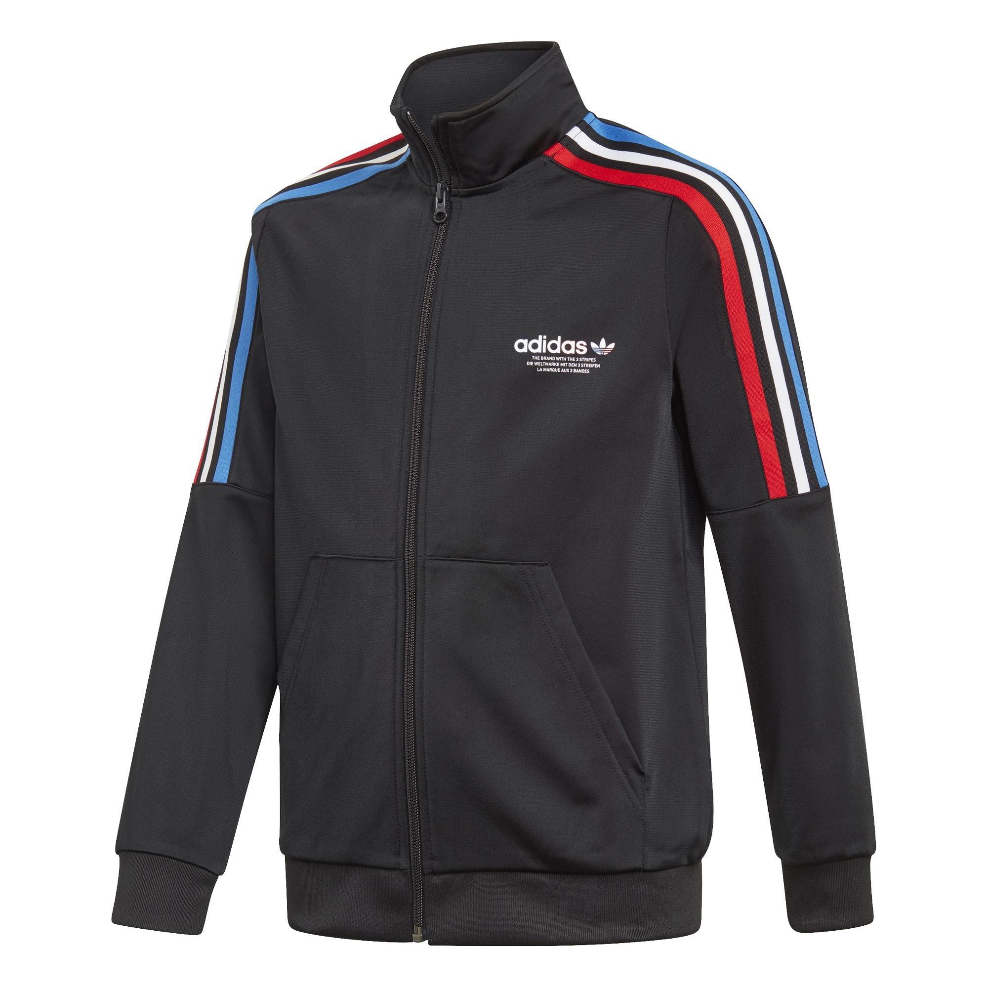 Unisex Kids Adicolor Track Top, Black, , large image number 4