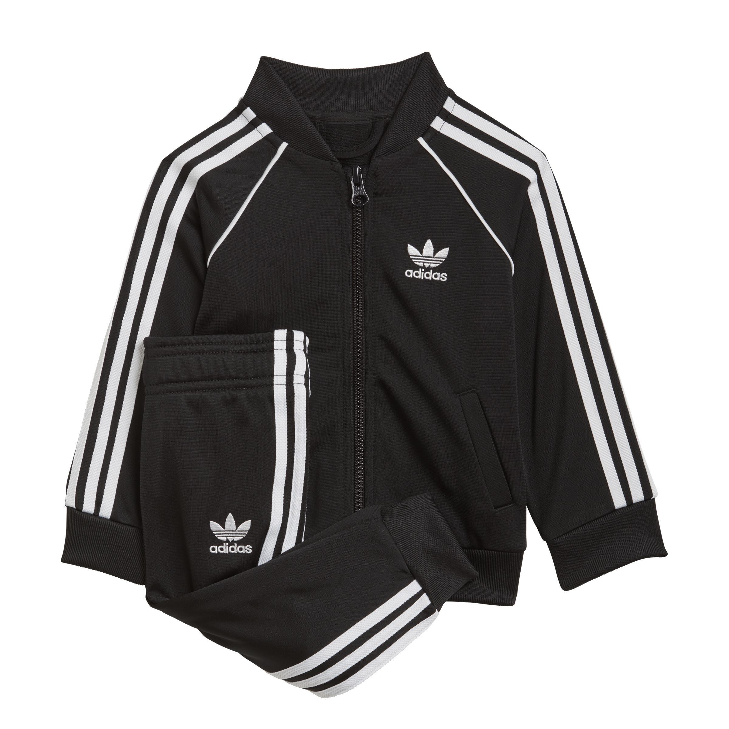Unisex Kids Adicolor Sst Tracksuit, Black, A901_ONE, large image number 0