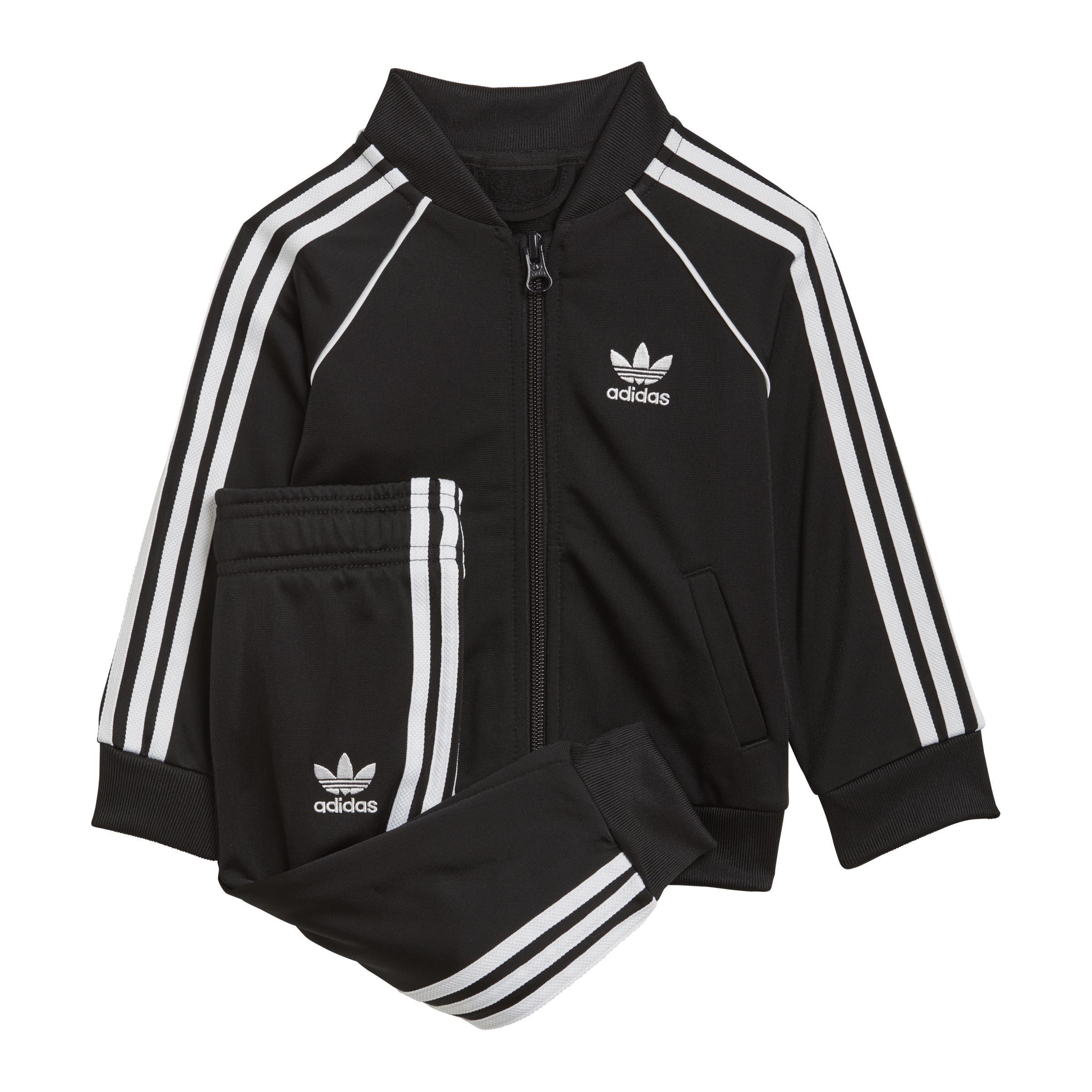 Unisex Kids Adicolor Sst Tracksuit, Black, A901_ONE, large image number 1