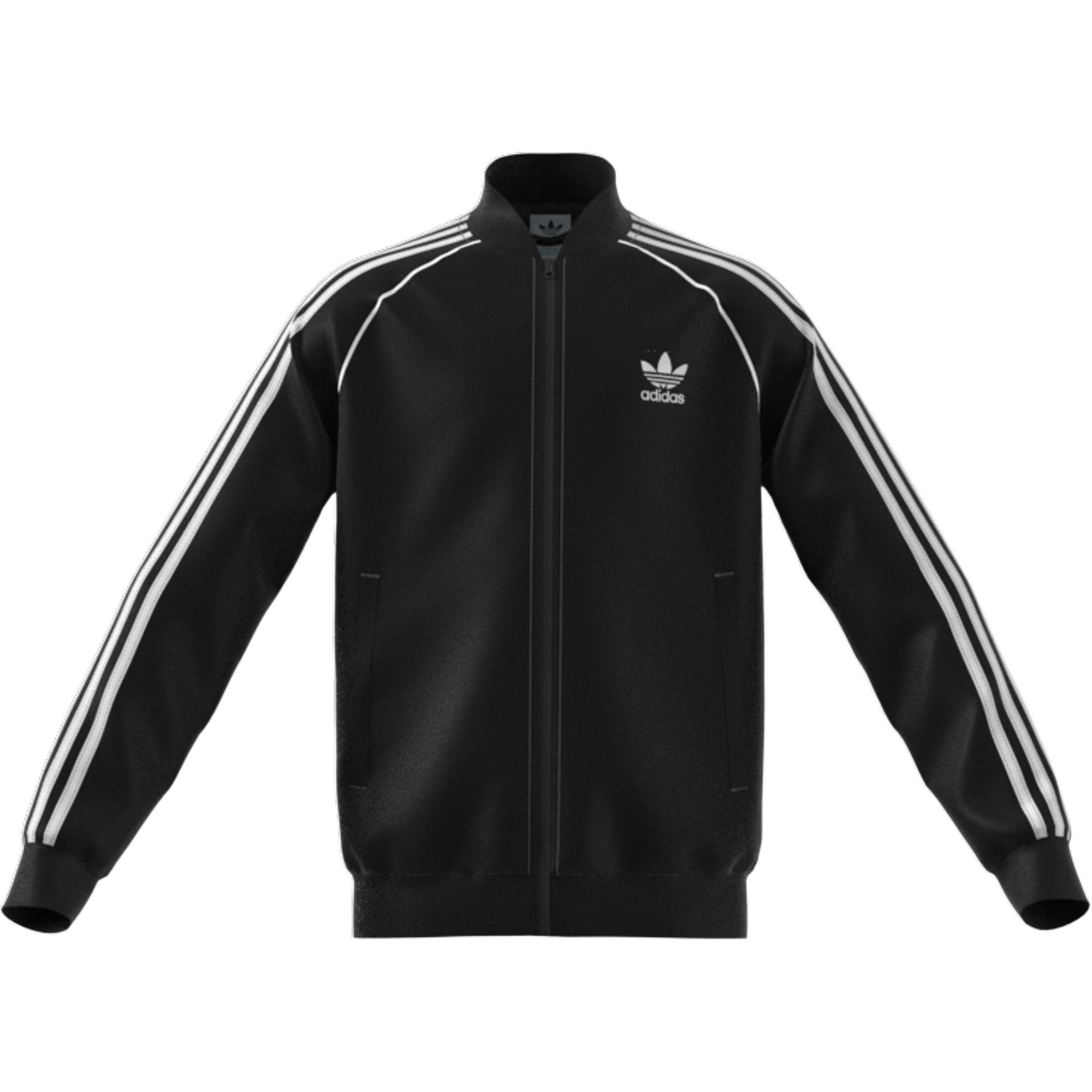 Unisex Kids Adicolor Sst Track Top, Black, A901_ONE, large image number 2