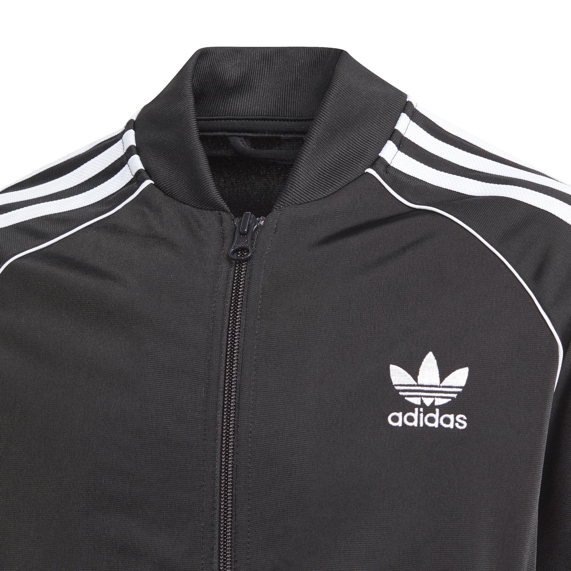 Unisex Kids Adicolor Sst Track Top, Black, A901_ONE, large image number 9