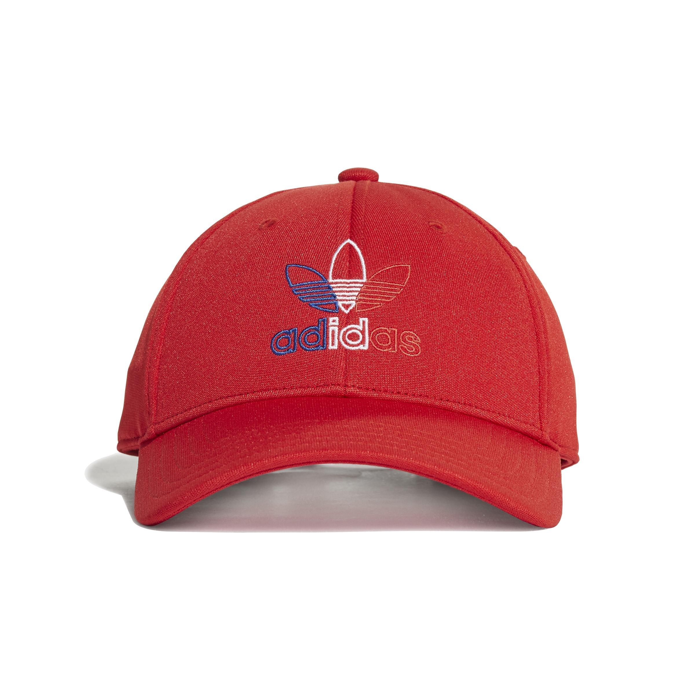 Adidas trefoil store cap red