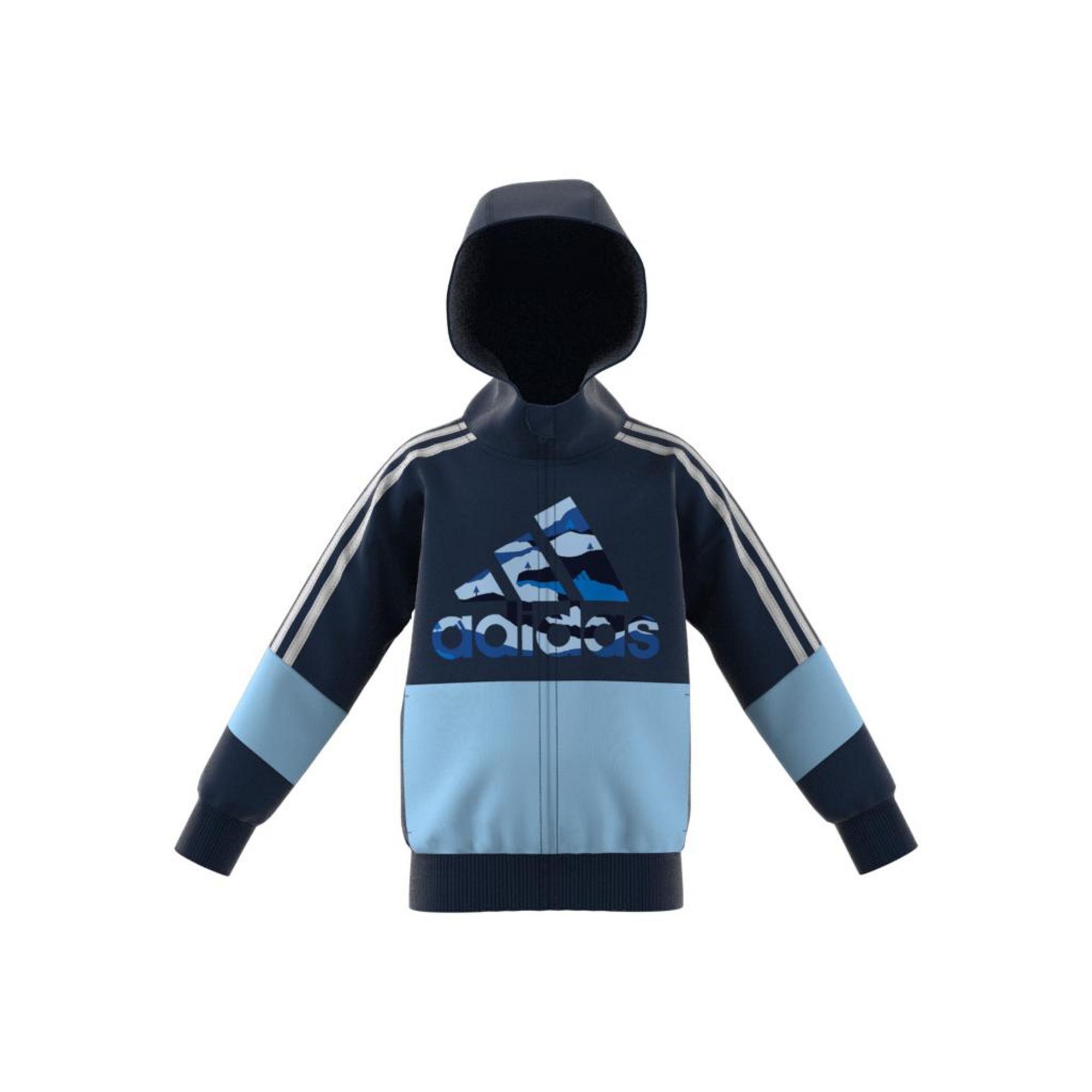 Kids Boys French Terry Hoodie, Blue, A901_ONE, large image number 12