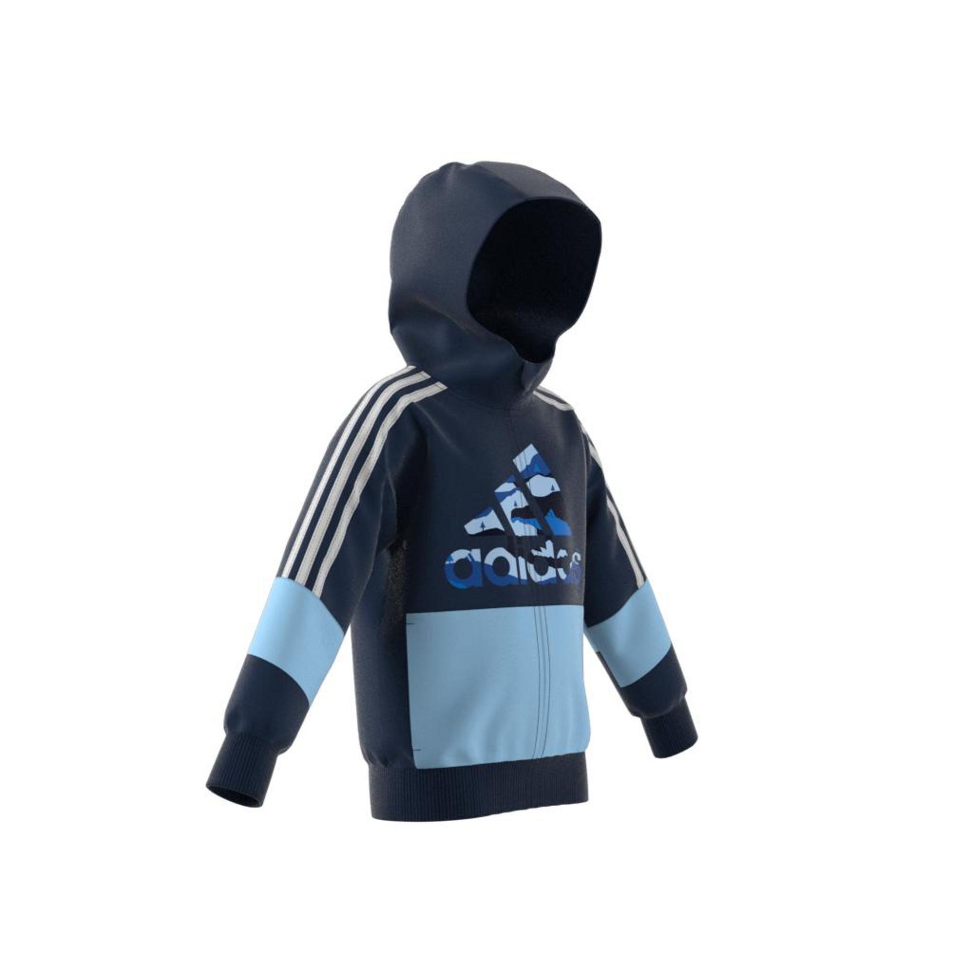 Kids Boys French Terry Hoodie, Blue, A901_ONE, large image number 13