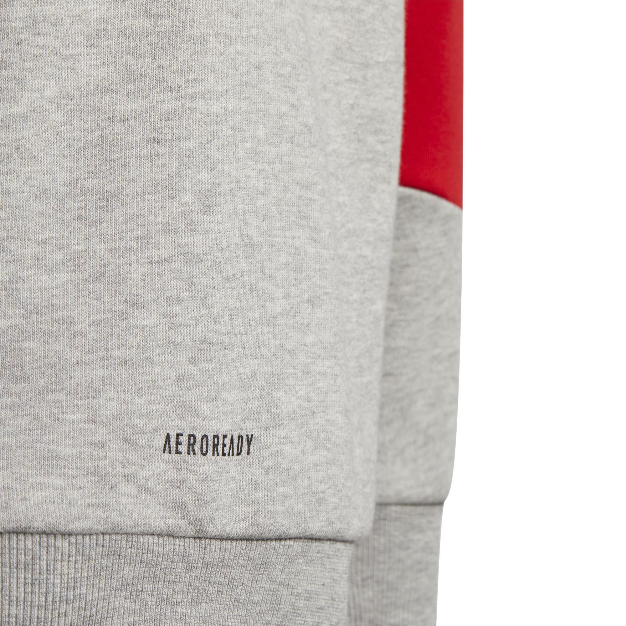 Kids French Terry Hoodie, Grey, A901_ONE, large image number 6