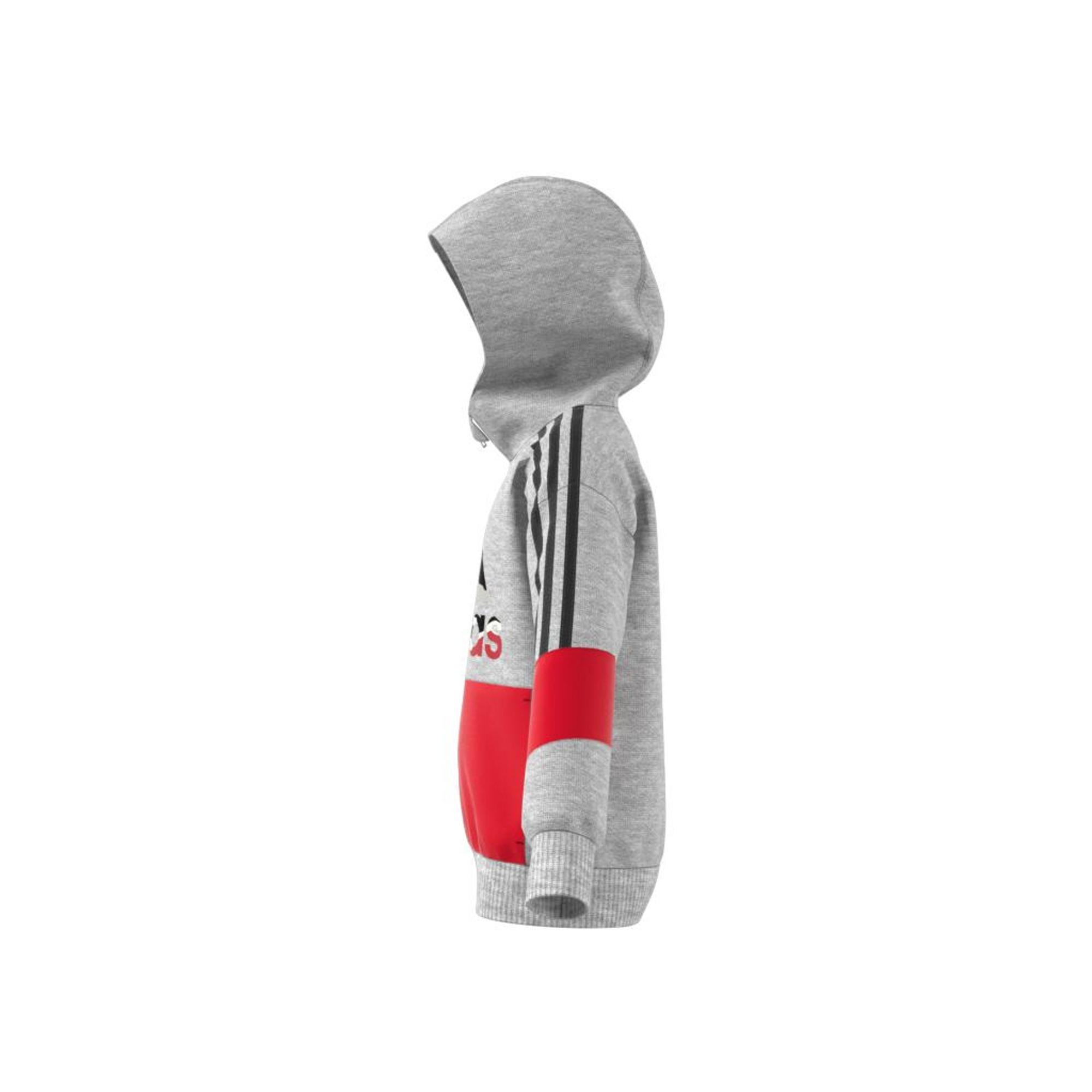 Kids French Terry Hoodie, Grey, A901_ONE, large image number 12