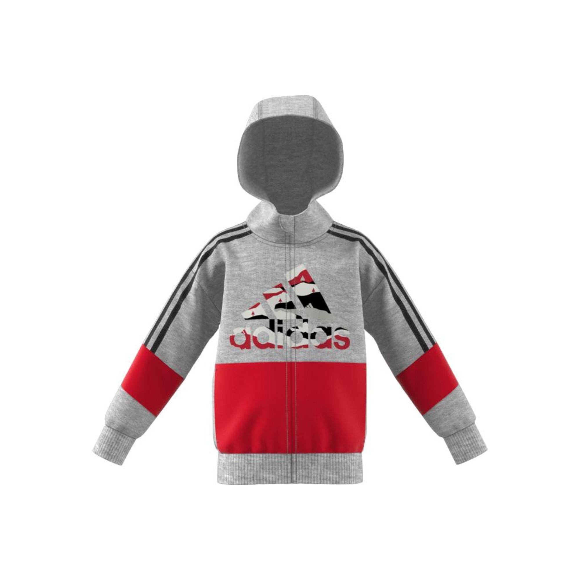 Kids French Terry Hoodie, Grey, A901_ONE, large image number 13