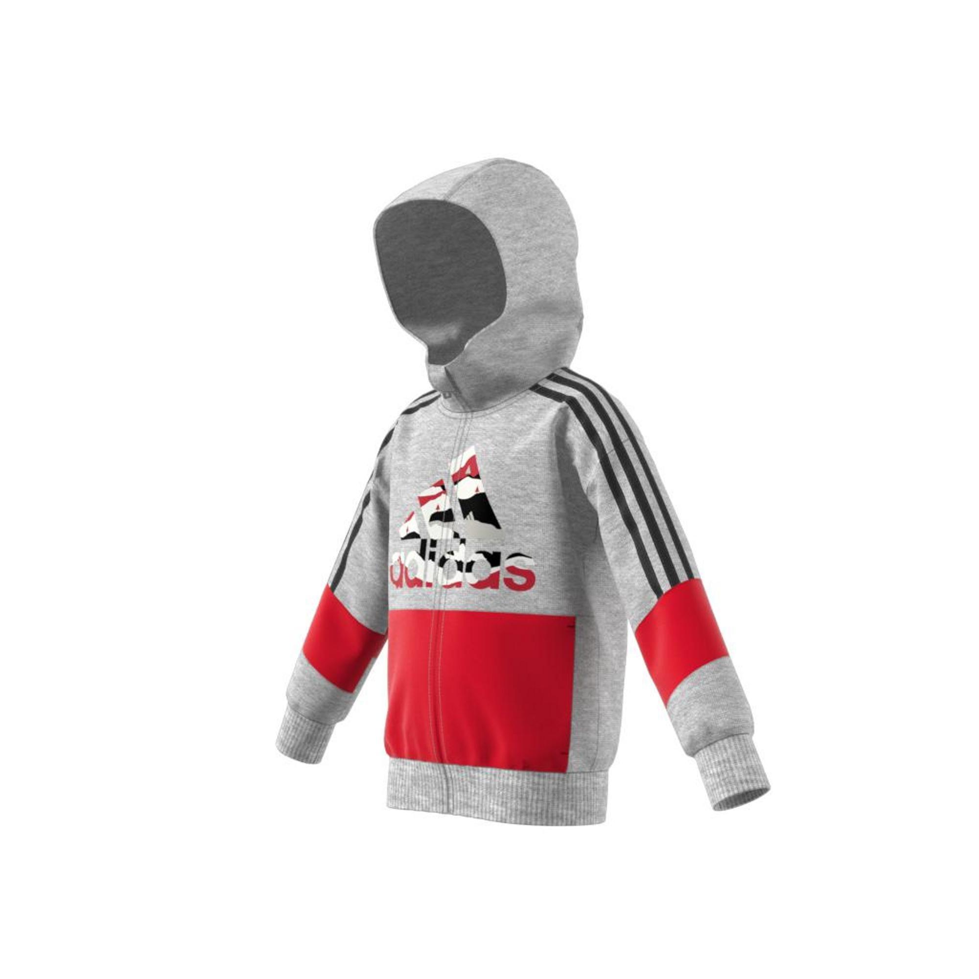 Kids French Terry Hoodie, Grey, A901_ONE, large image number 14