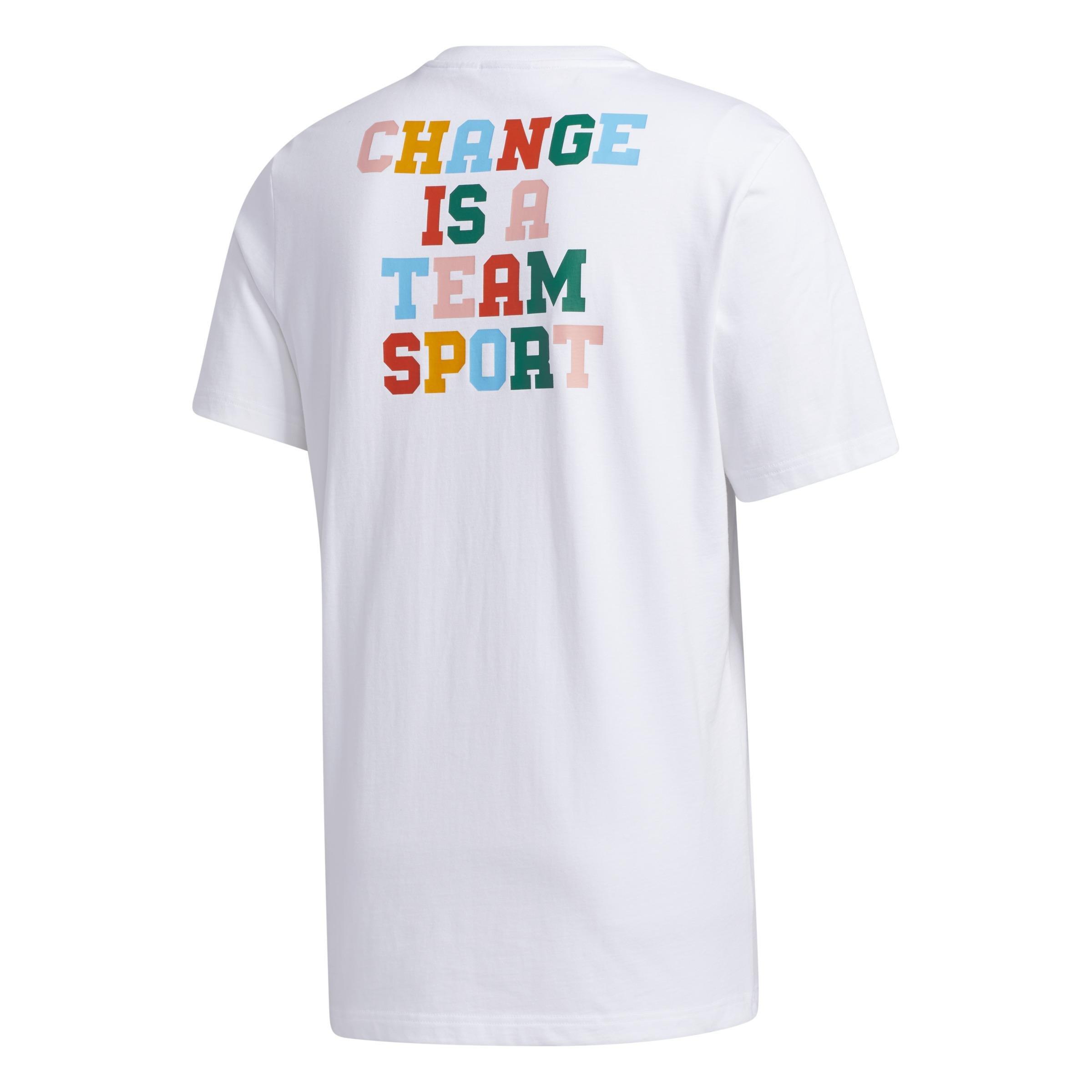 Change Is A Team Sport T-Shirt, White, , large image number 2
