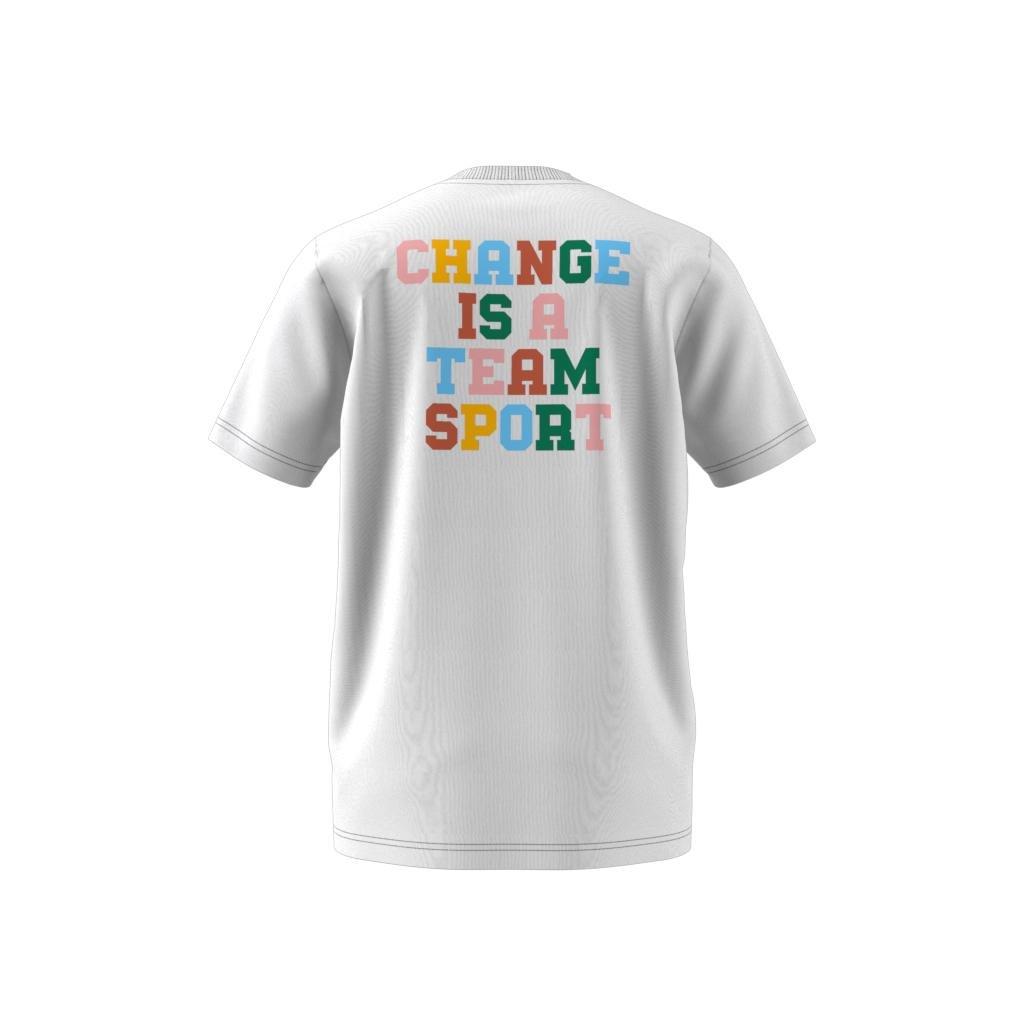 Change Is A Team Sport T-Shirt, White, , large image number 4