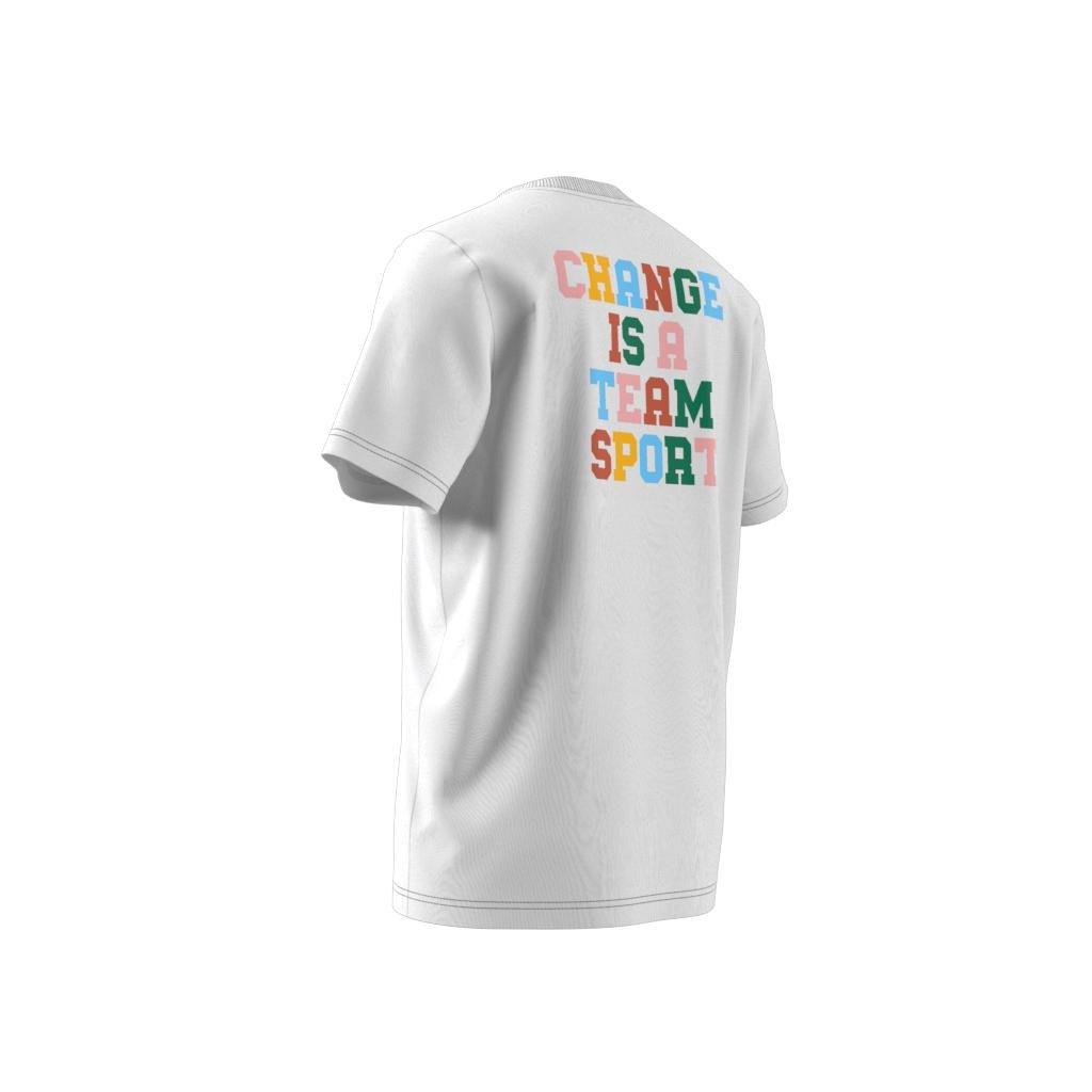 Change Is A Team Sport T-Shirt, White, , large image number 5
