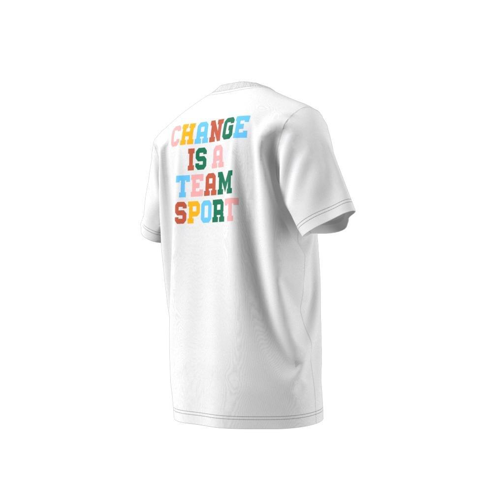 Change Is A Team Sport T-Shirt, White, , large image number 6