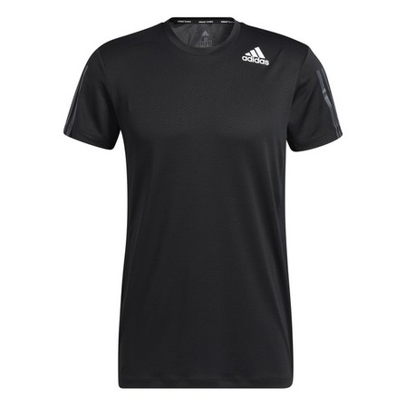 Men Heat.Rdy 3-Stripes T-Shirt, Black, A901_ONE, large image number 3