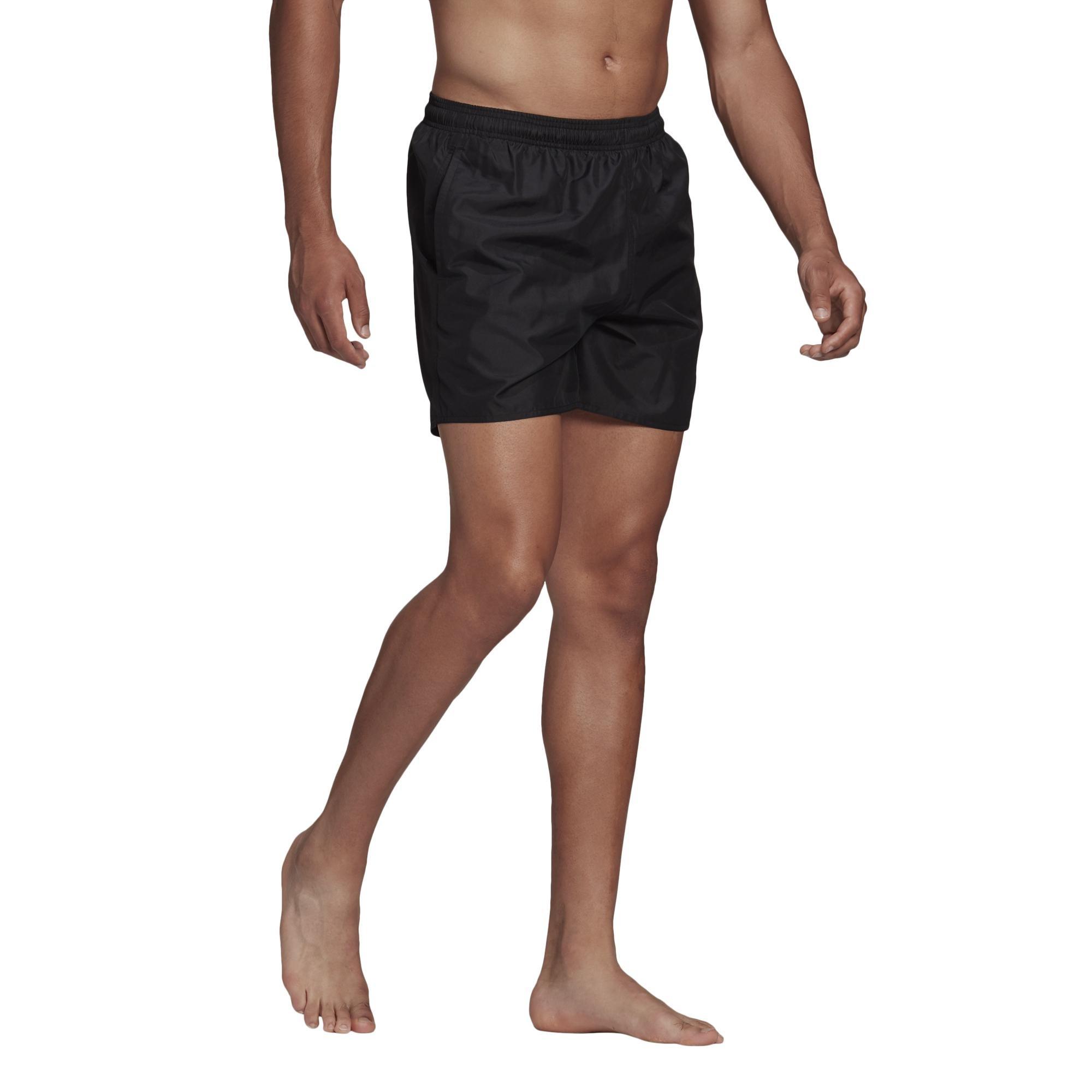 Solid Swim Shorts, Black, A901_ONE, large image number 0