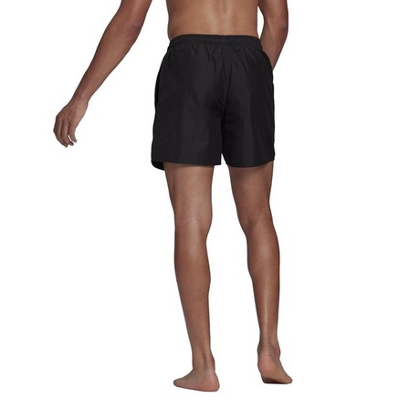 Men Solid Swim Shorts, Black, A901_ONE, large image number 1