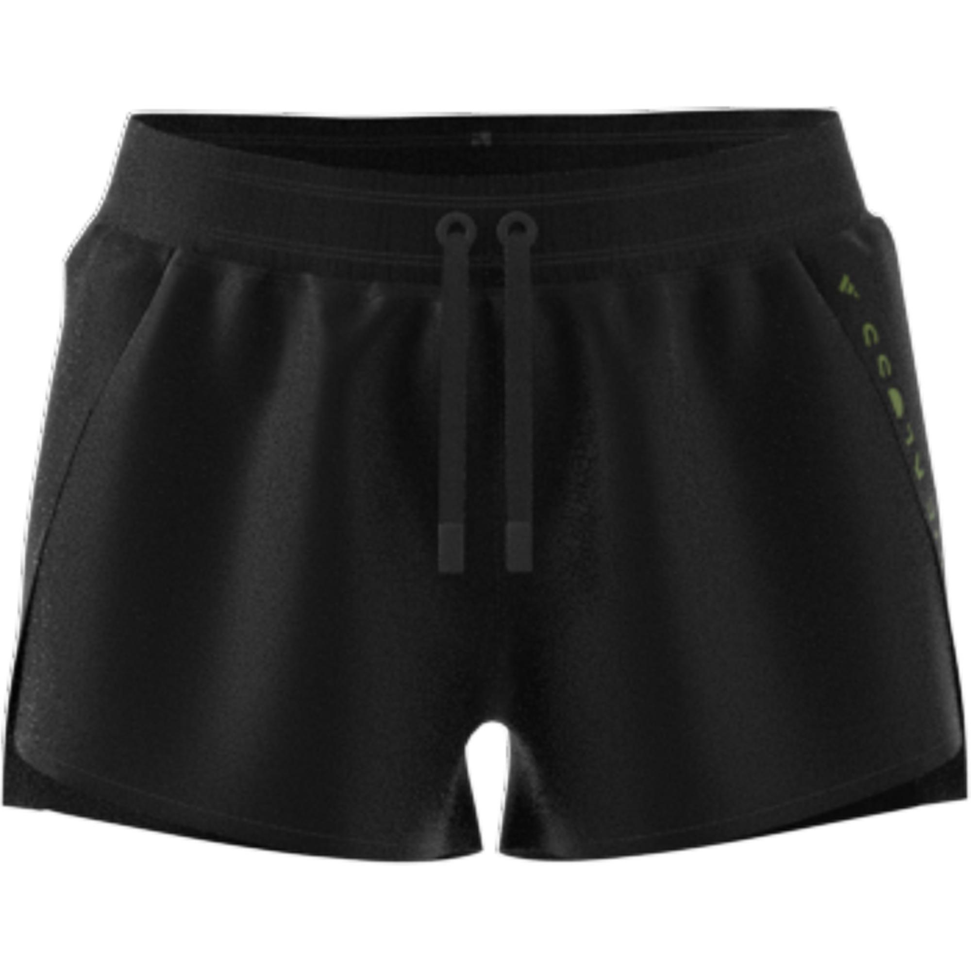 Karlie Kloss Run Shorts, Black, A901_ONE, large image number 2
