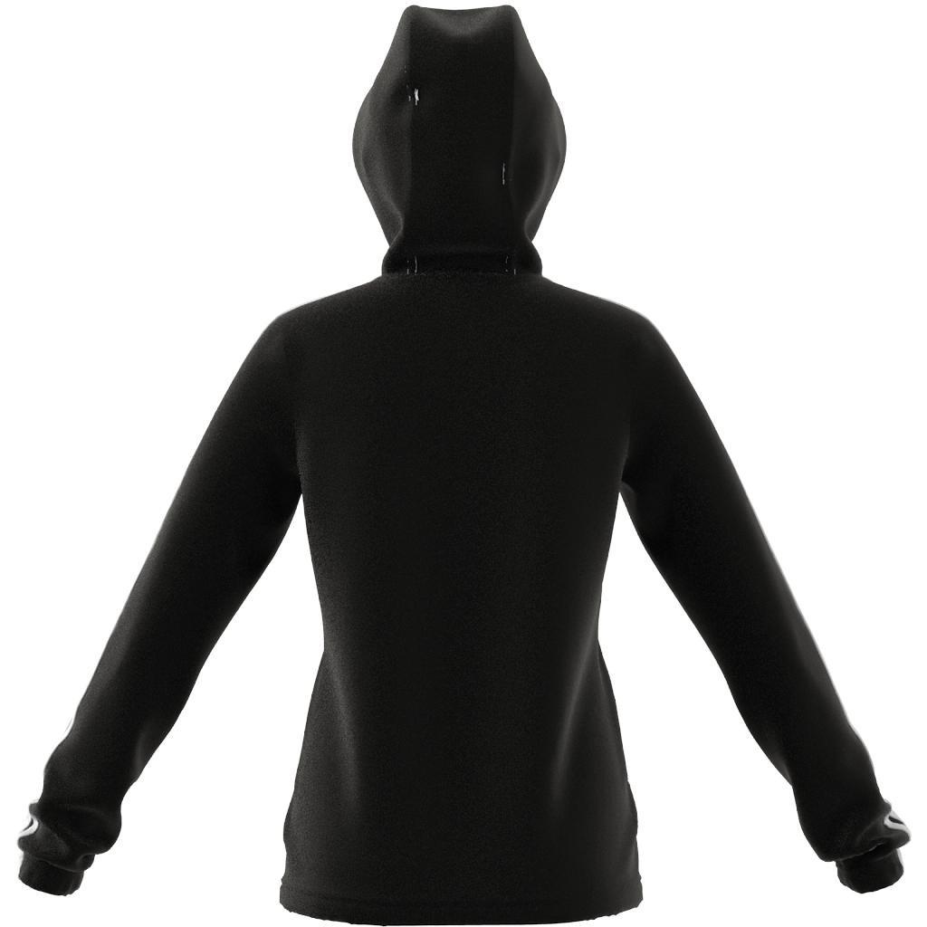 Kids Essentials 3-Stripes Hoodie, Black, , large image number 7