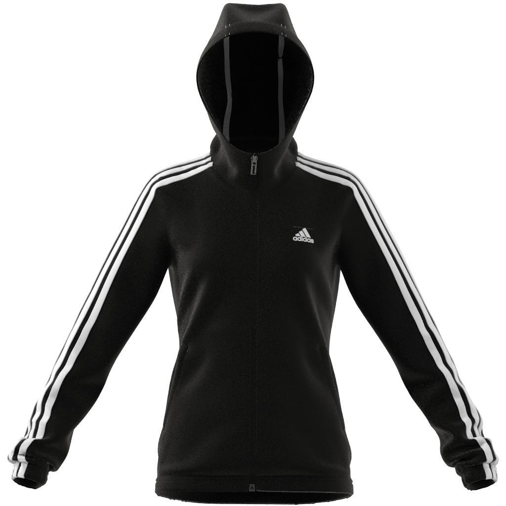 Kids Essentials 3-Stripes Hoodie, Black, , large image number 9