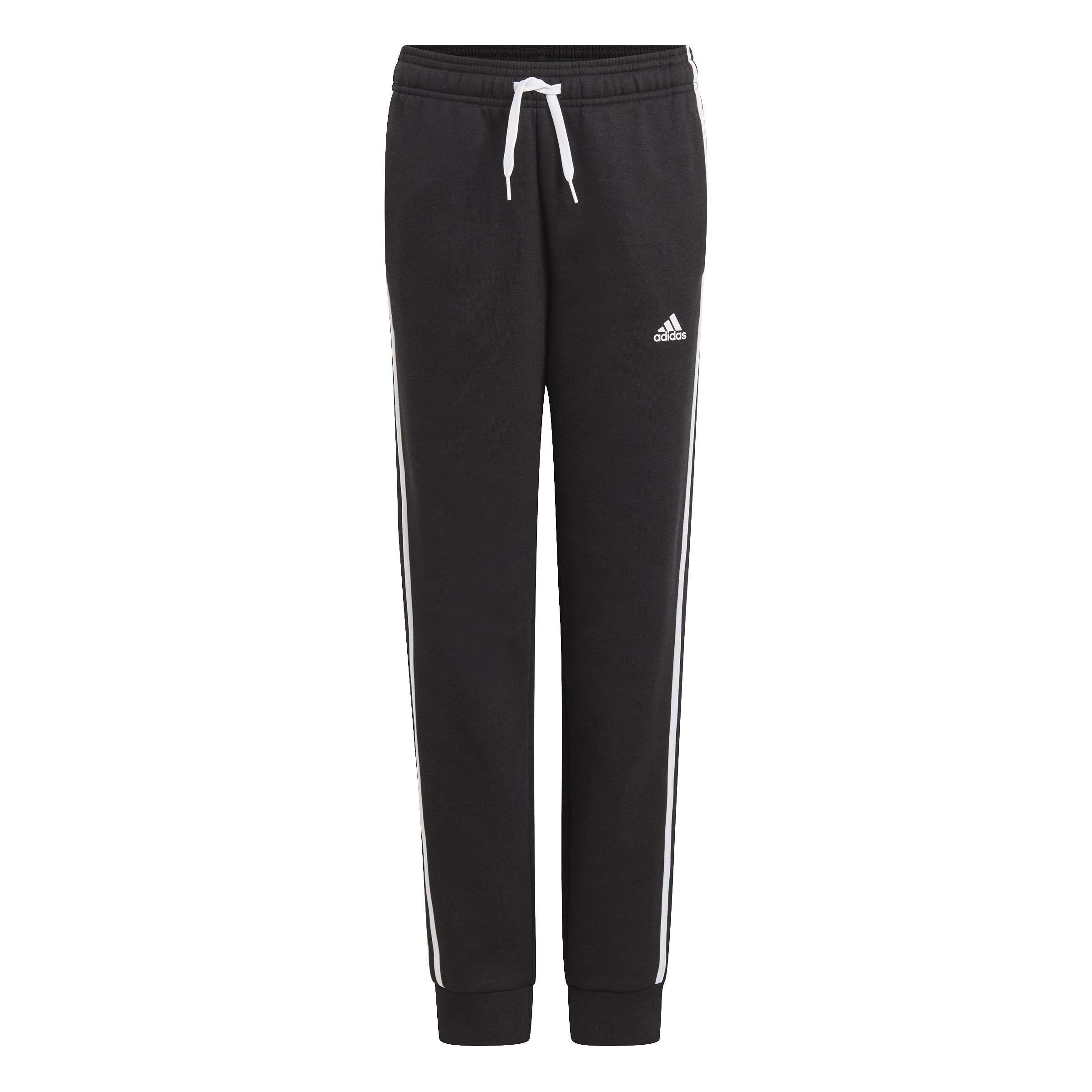 Kids Essentials 3-Stripes Pants, Black, A901_ONE, large image number 0