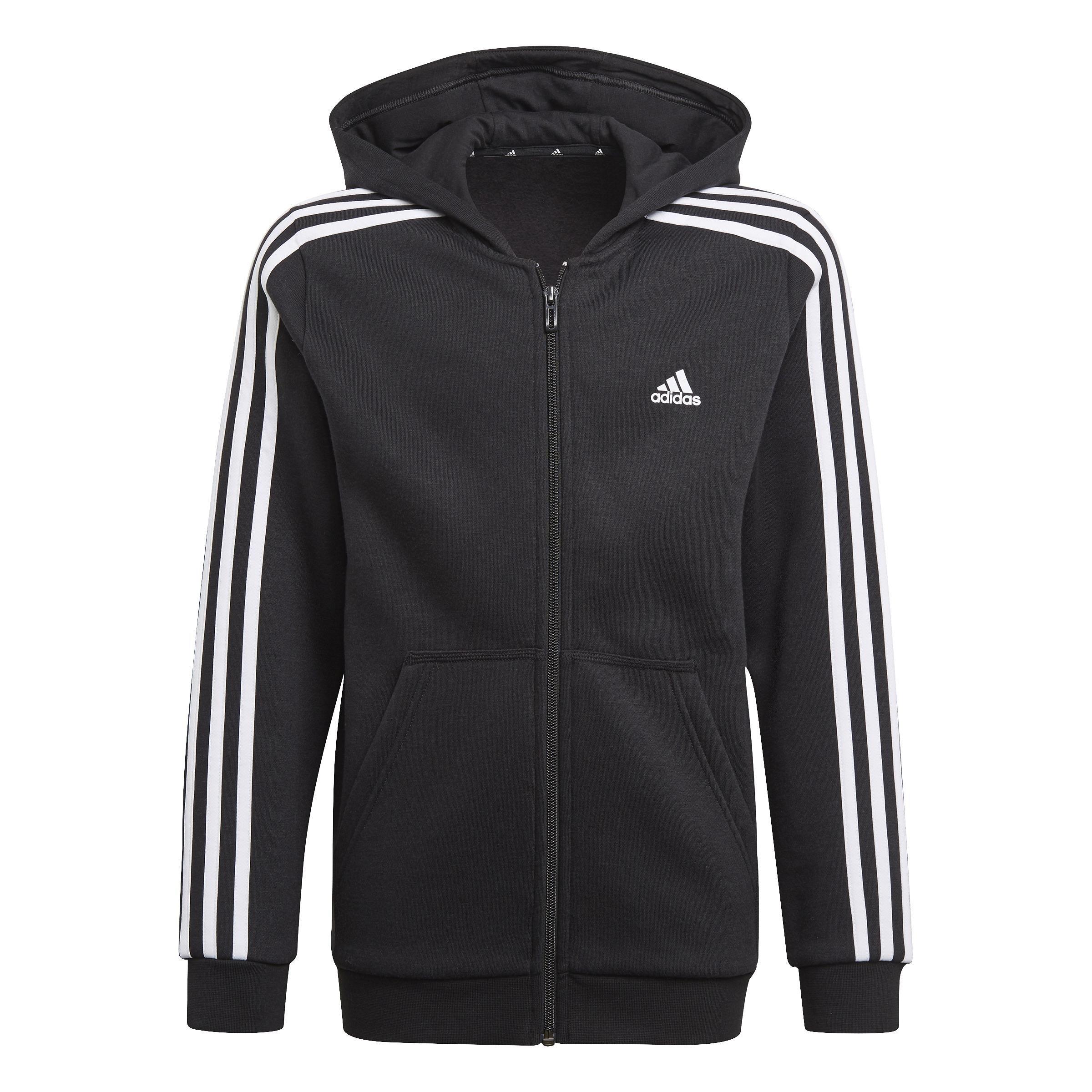 Kids Essentials 3-Stripes Hoodie, Multicolour, A901_ONE, large image number 1