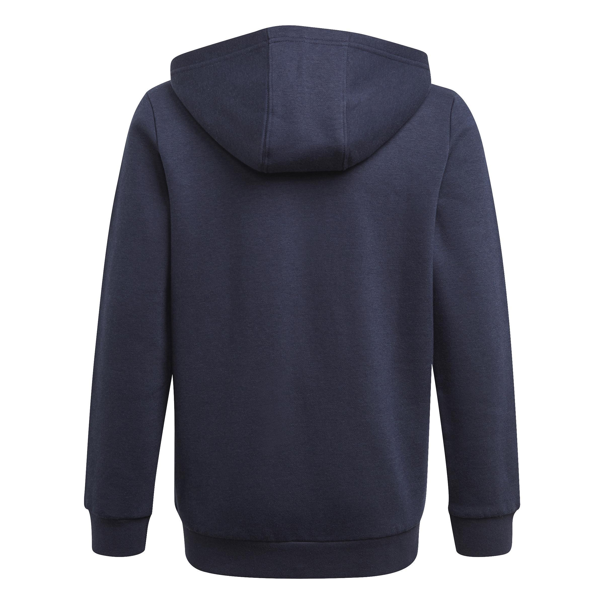 Kids Essentials 3-Stripes Hoodie, Blue, , large image number 4
