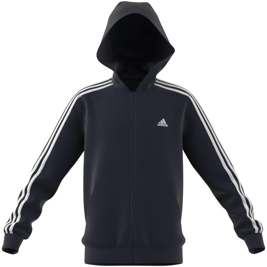 Essentials 3-Stripes Hoodie, Blue, A901_ONE, large image number 8