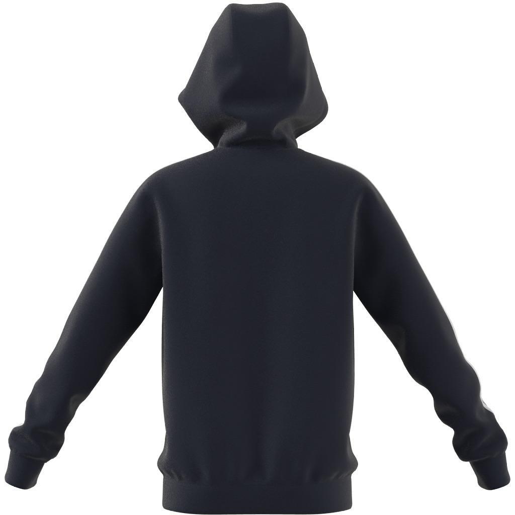 Kids Essentials 3-Stripes Hoodie, Blue, , large image number 12
