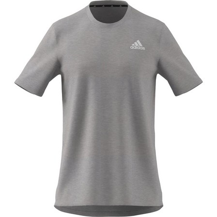 Men Aeroready Designed To Move Heathered Sport T-Shirt, Grey, A901_ONE, large image number 2