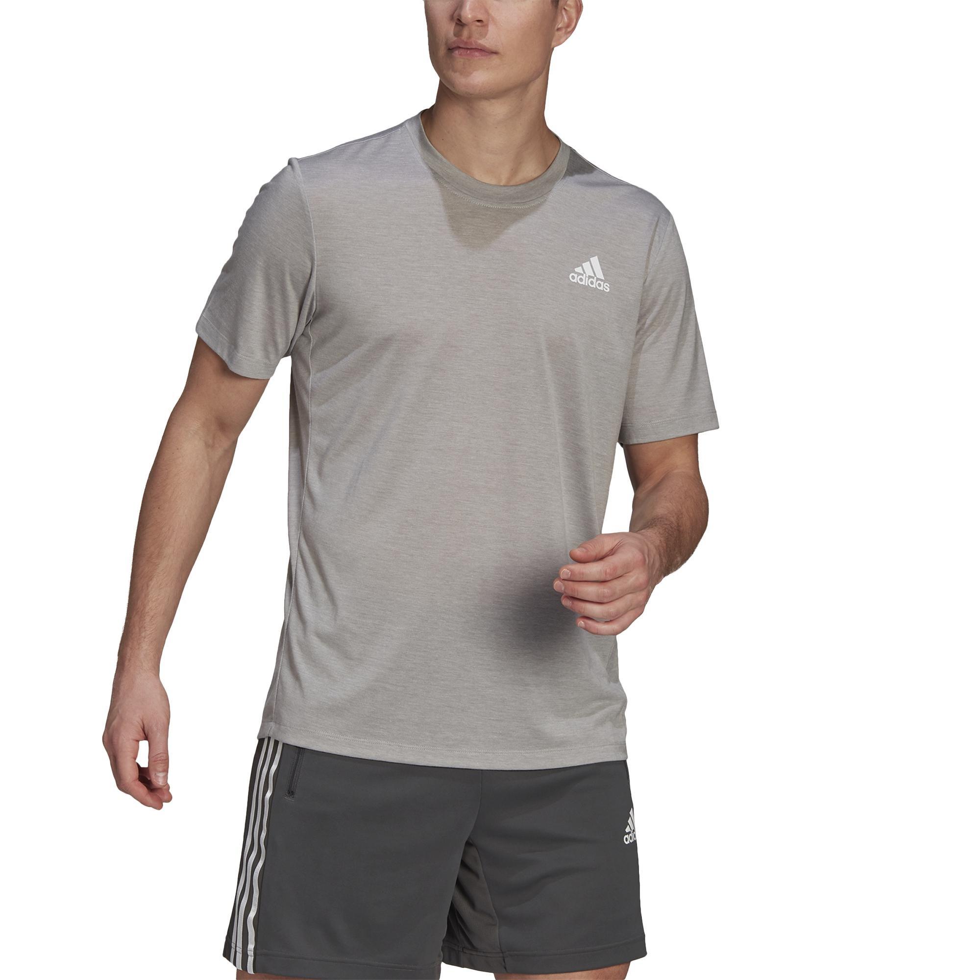 Aeroready Designed To Move Heathered Sport T-Shirt, Grey, A901_ONE, large image number 5