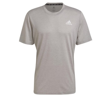 Men Aeroready Designed To Move Heathered Sport T-Shirt, Grey, A901_ONE, large image number 7