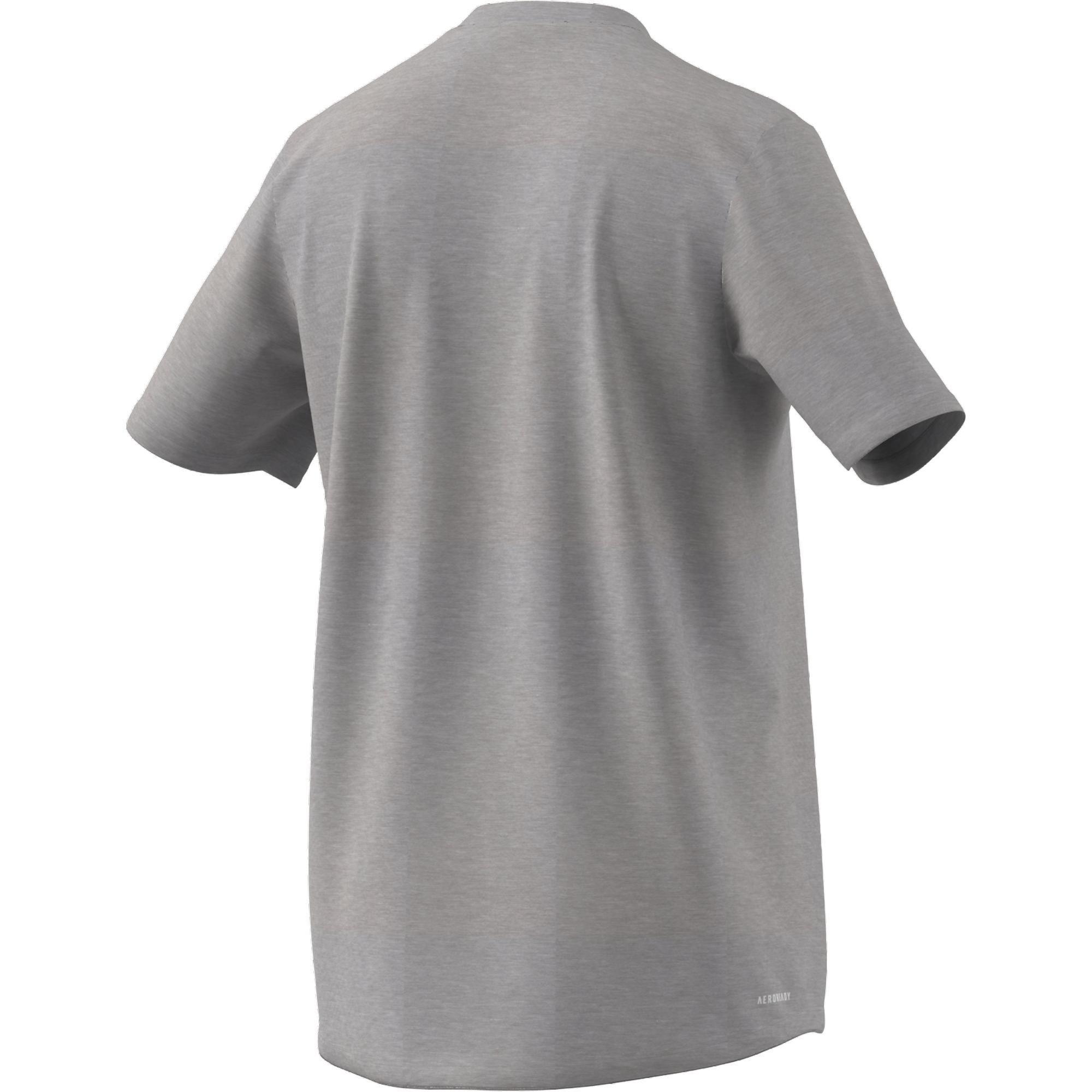 Aeroready Designed To Move Heathered Sport T-Shirt, Grey, A901_ONE, large image number 8