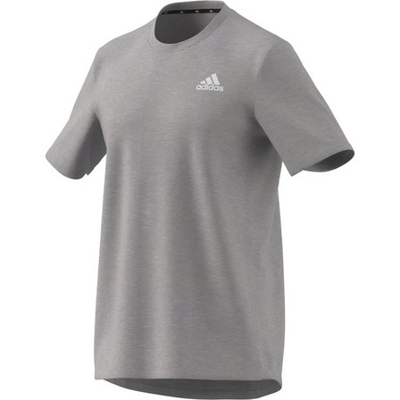 Men Aeroready Designed To Move Heathered Sport T-Shirt, Grey, A901_ONE, large image number 14