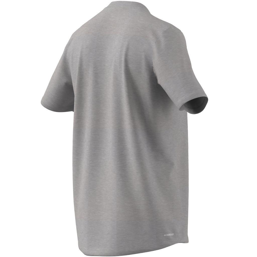 Aeroready Designed To Move Heathered Sport T-Shirt, Grey, A901_ONE, large image number 16