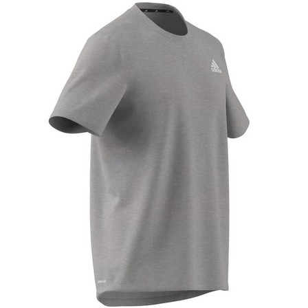 Men Aeroready Designed To Move Heathered Sport T-Shirt, Grey, A901_ONE, large image number 17