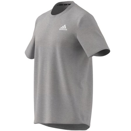 Men Aeroready Designed To Move Heathered Sport T-Shirt, Grey, A901_ONE, large image number 18