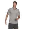 Men Aeroready Designed To Move Heathered Sport T-Shirt, Grey, A901_ONE, thumbnail image number 20