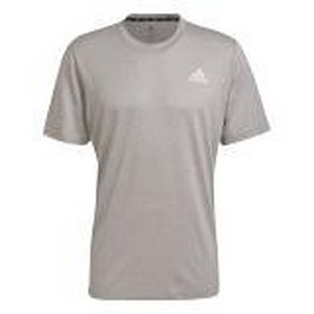 Men Aeroready Designed To Move Heathered Sport T-Shirt, Grey, A901_ONE, large image number 21
