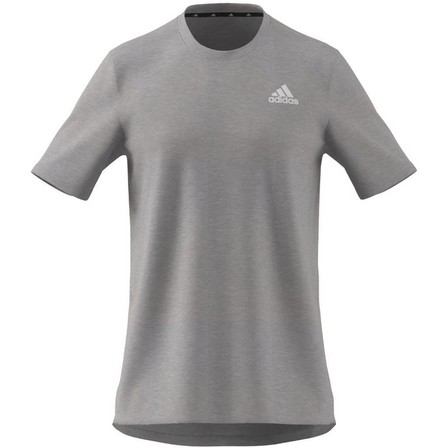 Men Aeroready Designed To Move Heathered Sport T-Shirt, Grey, A901_ONE, large image number 24