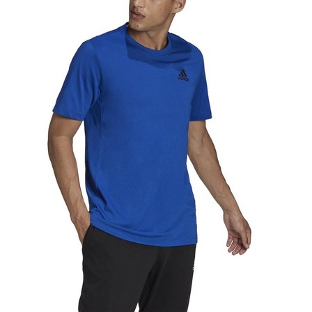 Men Aeroready Designed To Move Sport T-Shirt, Blue, A901_ONE, large image number 0