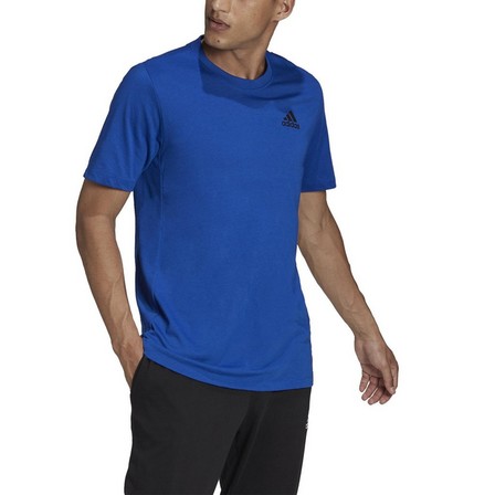 Men Aeroready Designed To Move Sport T-Shirt, Blue, A901_ONE, large image number 3