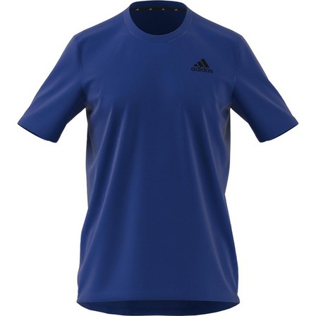 Men Aeroready Designed To Move Sport T-Shirt, Blue, A901_ONE, large image number 6