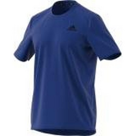 Men Aeroready Designed To Move Sport T-Shirt, Blue, A901_ONE, large image number 16