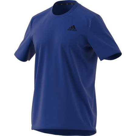 Men Aeroready Designed To Move Sport T-Shirt, Blue, A901_ONE, large image number 18