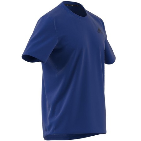 Men Aeroready Designed To Move Sport T-Shirt, Blue, A901_ONE, large image number 19