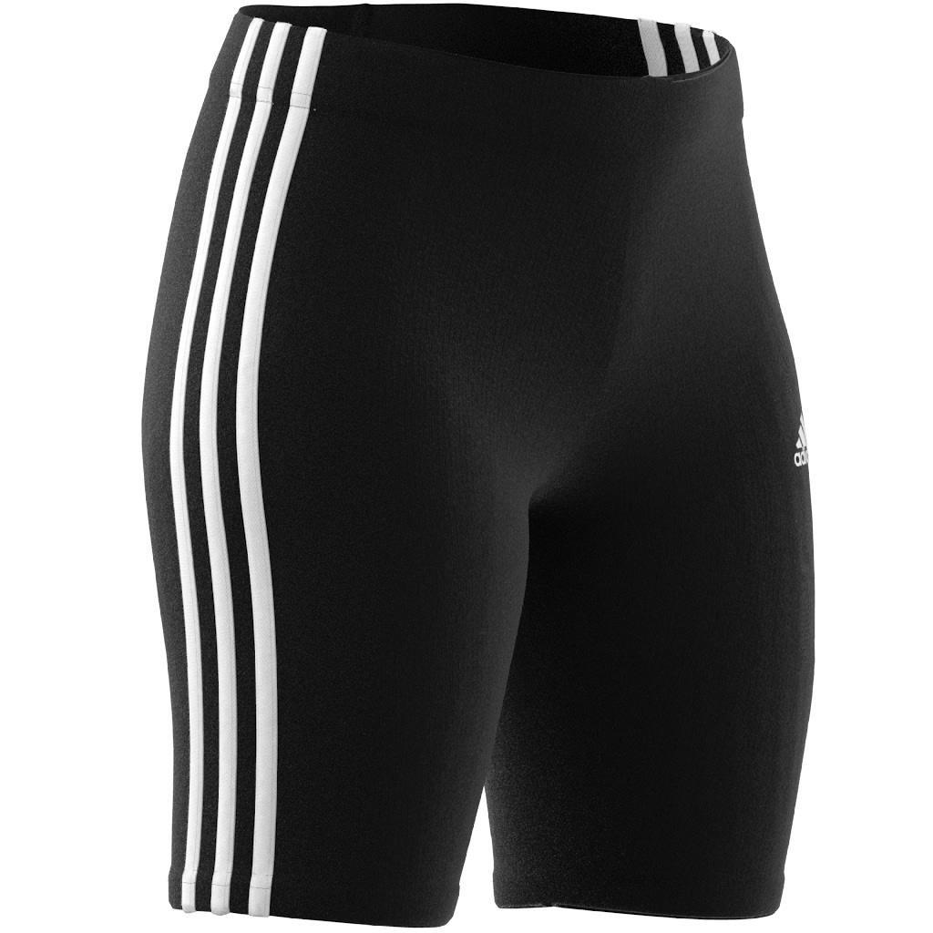 Essentials 3-Stripes Bike Shorts, Black, , large image number 11