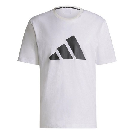 Men Adidas Sportswear Future Icons Logo Graphic Tee, White, A901_ONE, large image number 1
