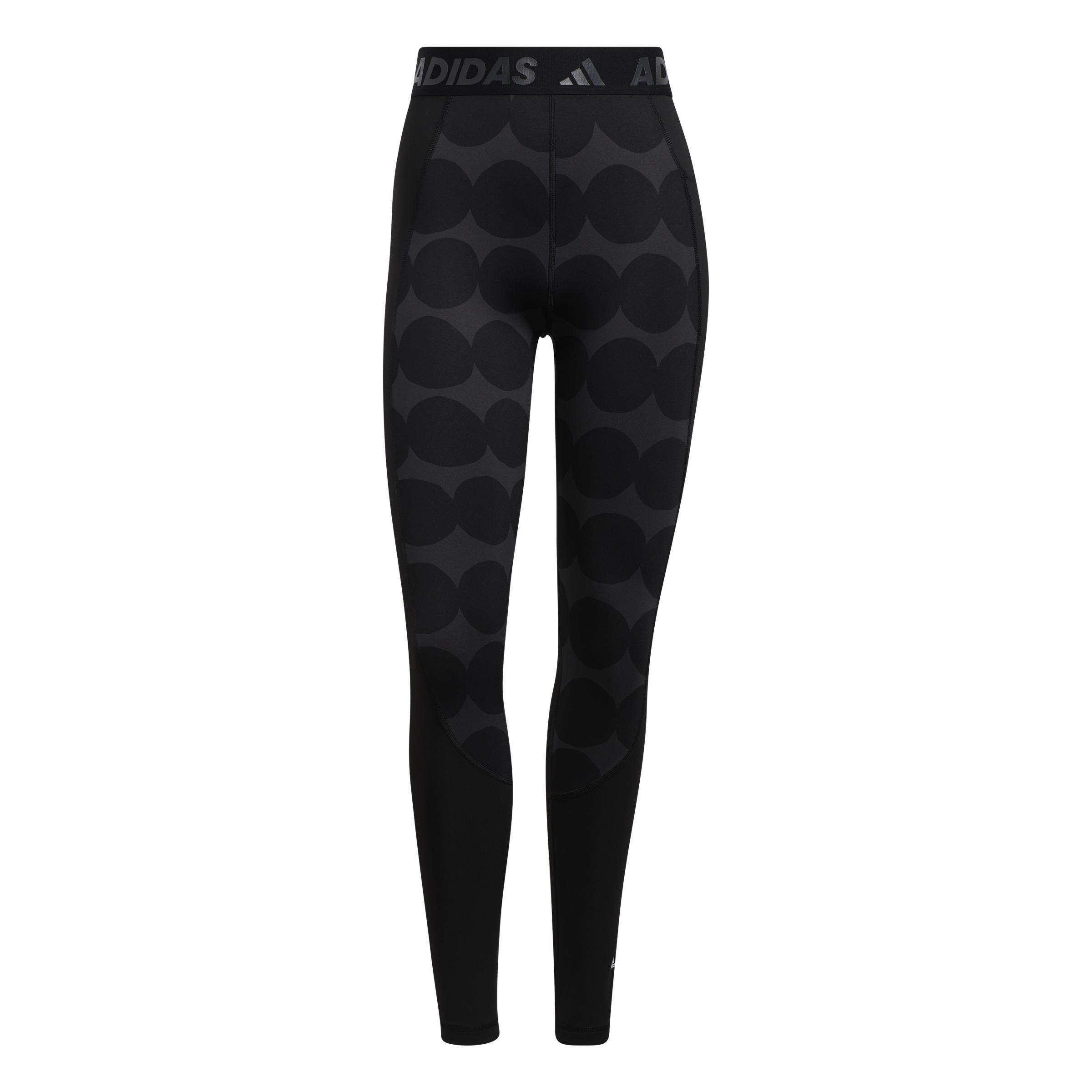 Marimekko Techfit Long Leggings, Black, A901_ONE, large image number 1